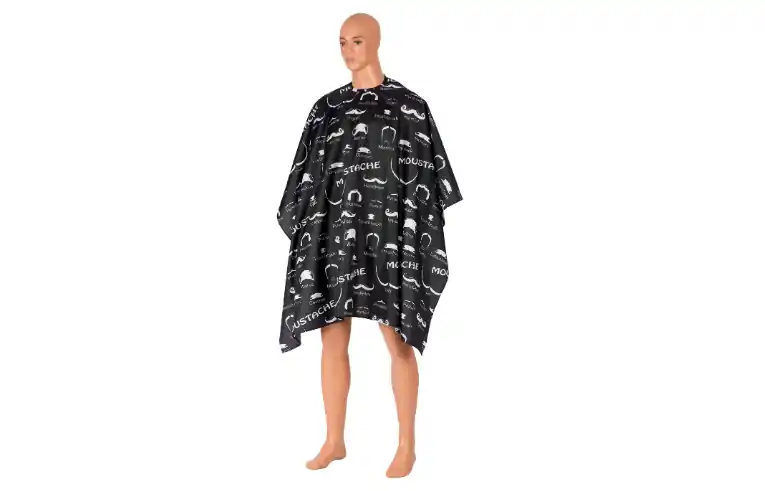 Solange Der Vorrat Reicht Comair Barber Umhang 144x140cm Moustache,schwarz-weiss