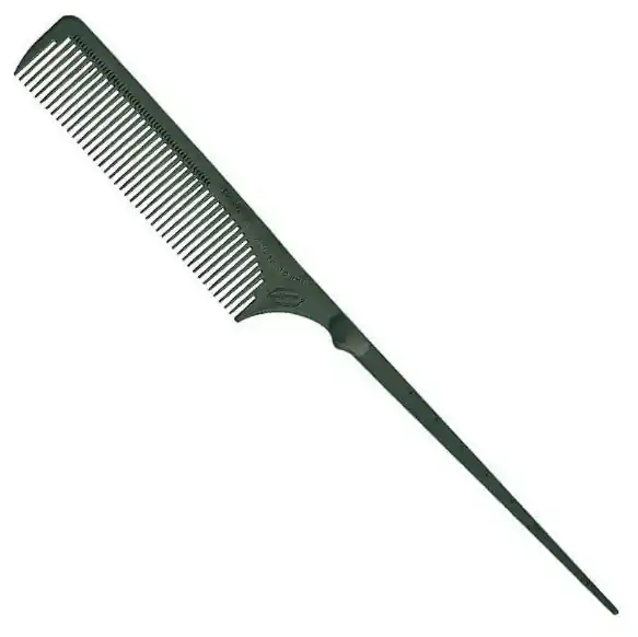 Carbon Kamm 802 Stielkamm 220mm schwarz - ergonomischer Griff Ausverkauf