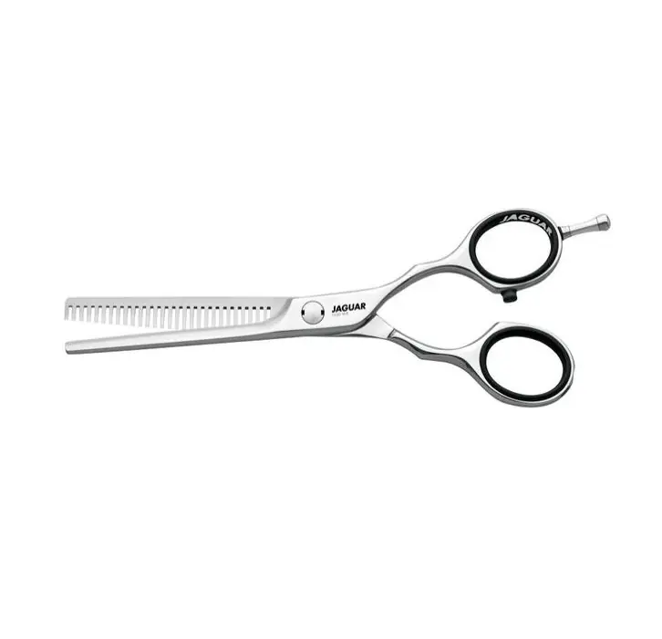 Schnäppchen Jaguar Haarschneideschere 5.5" 20555 Diamond CC Modellierschere 28 Zähne Gold Line