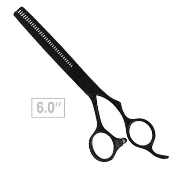 Olivia Garden Haarschneideschere Silkcut PRO Effilierschere Matt Black 6,0" Neu