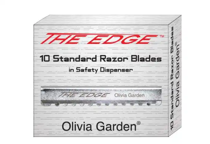 Olivia Garden Ersatzklingen 10 Stück für Rasiermesser The Edge Nur Heute