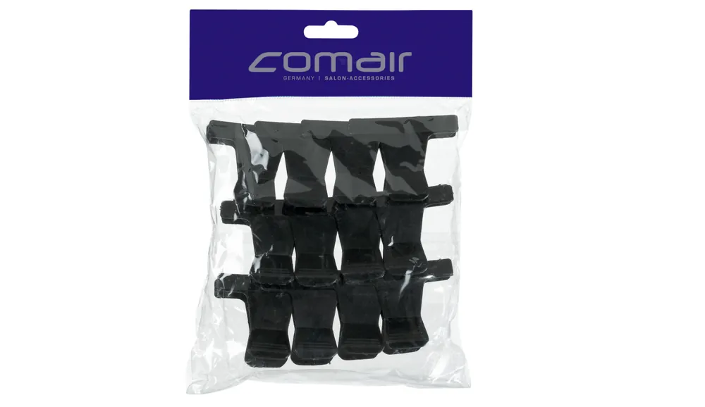 Highlight Comair Abteilklammern Fashion Hair 12er Beutel schwarz