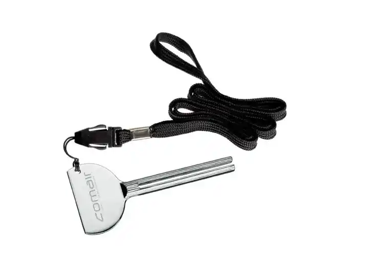 Knallerangebot Comair Tubenpresse-Schlüssel Metall silber mit Halsband