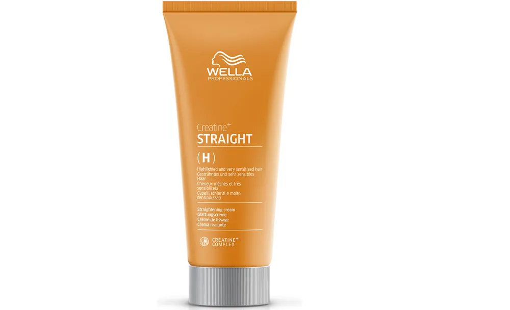 Wella Permanentes Styling CREATINE + STRAIGHT H/S 200ml Glättungscreme Sichere Zahlung