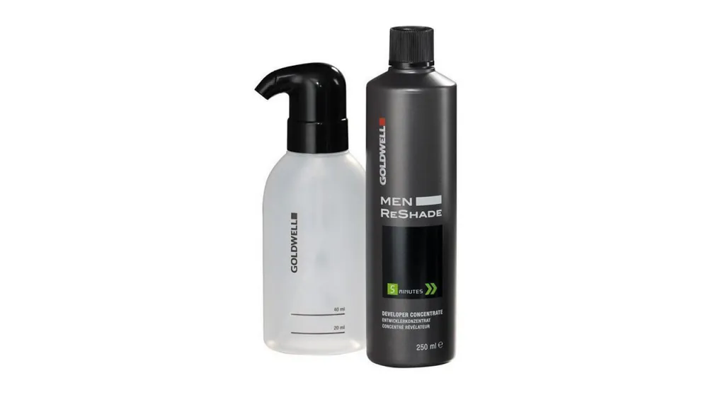 Schneller Versand Goldwell Color Men Reshade CFM Set Entwickler + Applikator 250ml