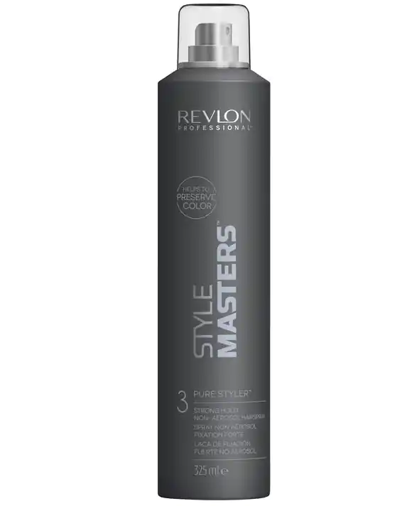 Geprüft REVLON STYLE MASTERS PURE STYLER STRONG HOLD HAIRSPRAY HAARSPRAY 325ml