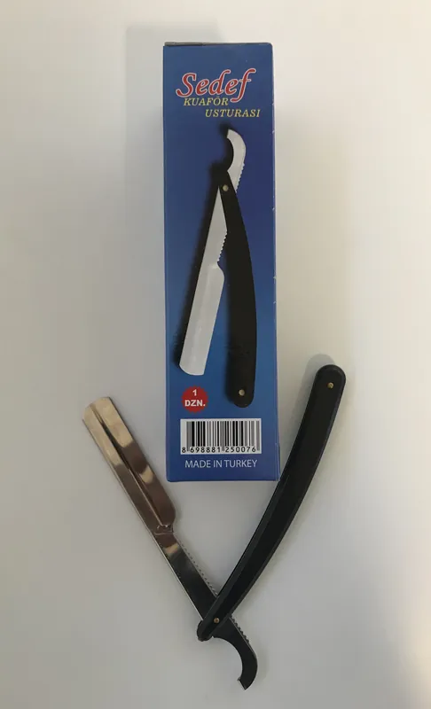 Neu Klingenmesser Rasiermesser Sedef (verschiedene Farben)