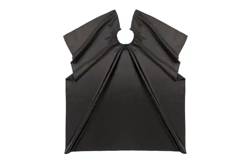 Abverkauf Umhang schwarz 120x140cm mit Hackenverschluss