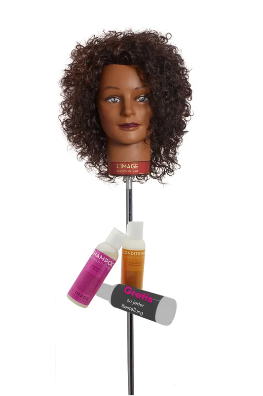 Direkt Vom Hersteller Limage Afro Locken Übungskopf Marsha 20 cm Echthaar