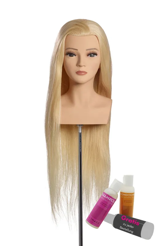 Limage Championskopf TABEA 70 cm europäisches Echthaar, lichtblond Neu