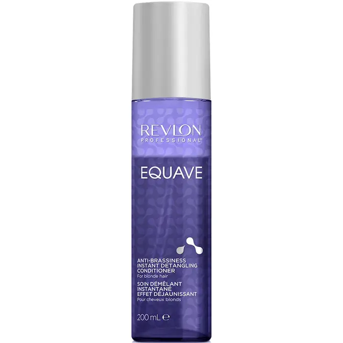 REVLON EQUAVE ANTI BRASSINESS INSTANT DETANGLING LEAVE-IN CONDITIONER 200ml FÜR BLONDES HAAR Zertifiziert