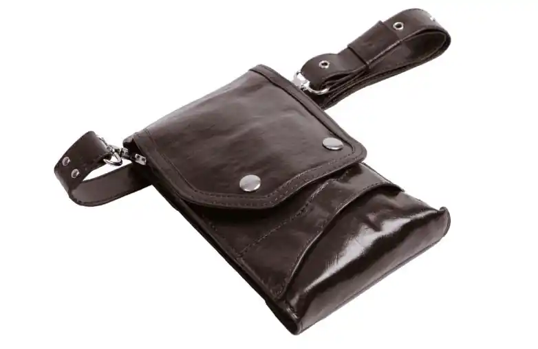 Werkzeugtasche Brilliance black, mit Klappe und zusätzlicher Gürtel Super-Preis
