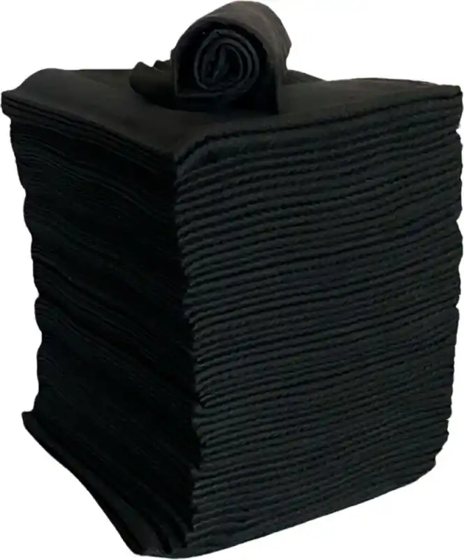 scrummi Einweg Handtuch 40x80cm 50er Box Zellulose schwarz Bestpreis