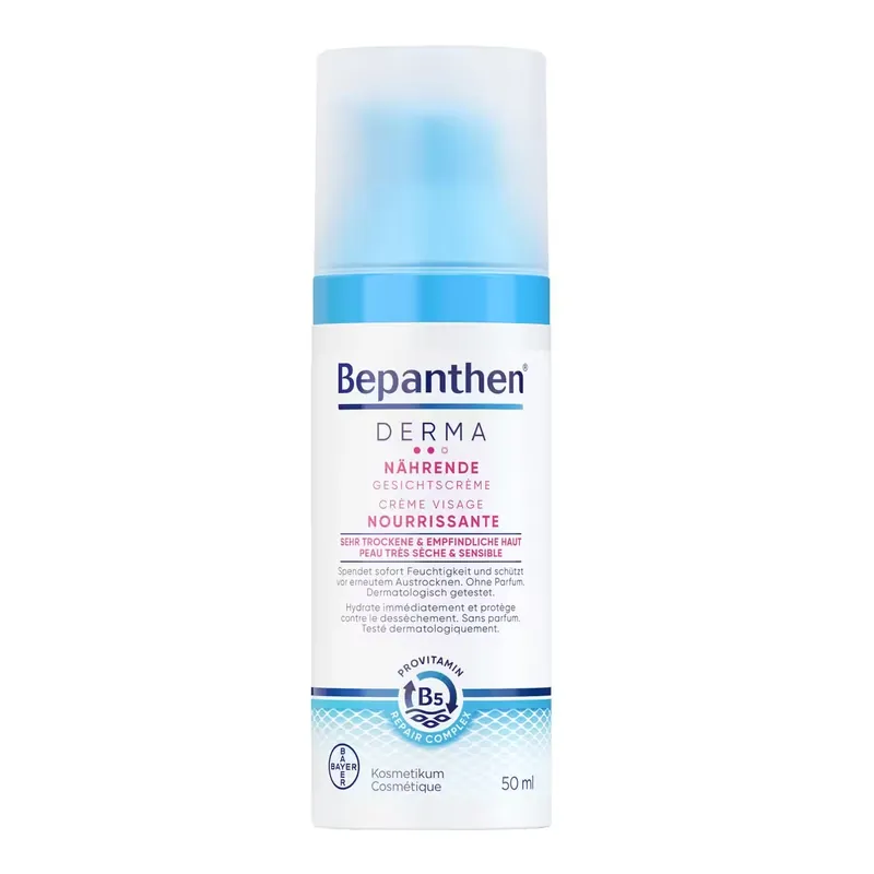 Bepanthen Derma Nährende Gesichtscreme 50 ml Neue Kollektion