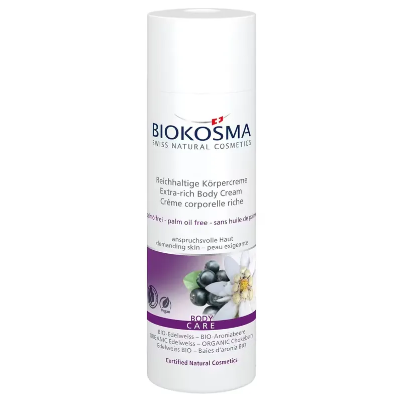 Echt Biokosma Körpercreme Edelweiss Aroniabeere Bio 200 ml