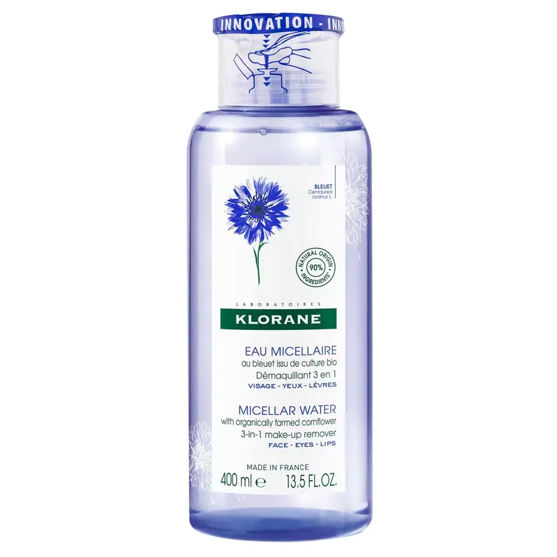 Top-Preis Klorane Bleuet Mizellen-Lotion Gesicht Auge 400 ml