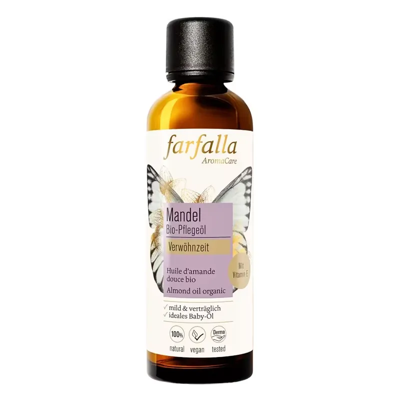 Farfalla Bio-Pflegeöl Mandel 75 ml Neue Kollektion