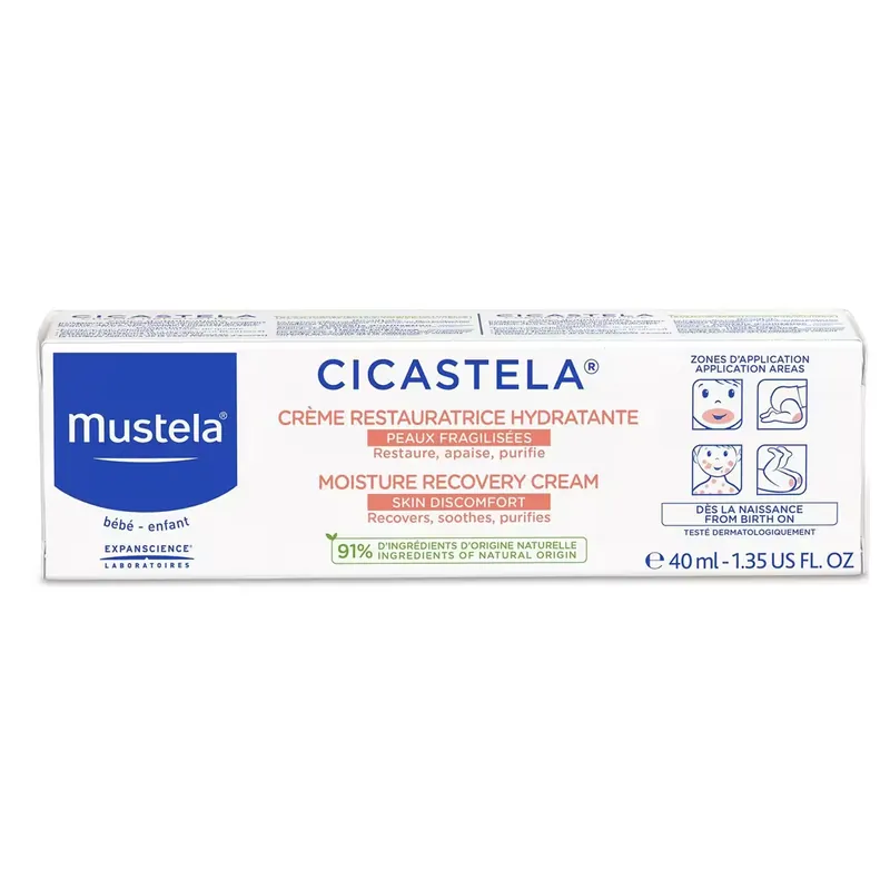 Mustela Cicastela reparierende Creme 40 ml Neue Kollektion