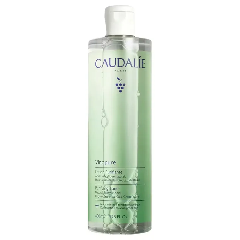 Neue Kollektion Caudalie Vinopure Klärender Toner mit Salicylsäure 400 ml 200 ml