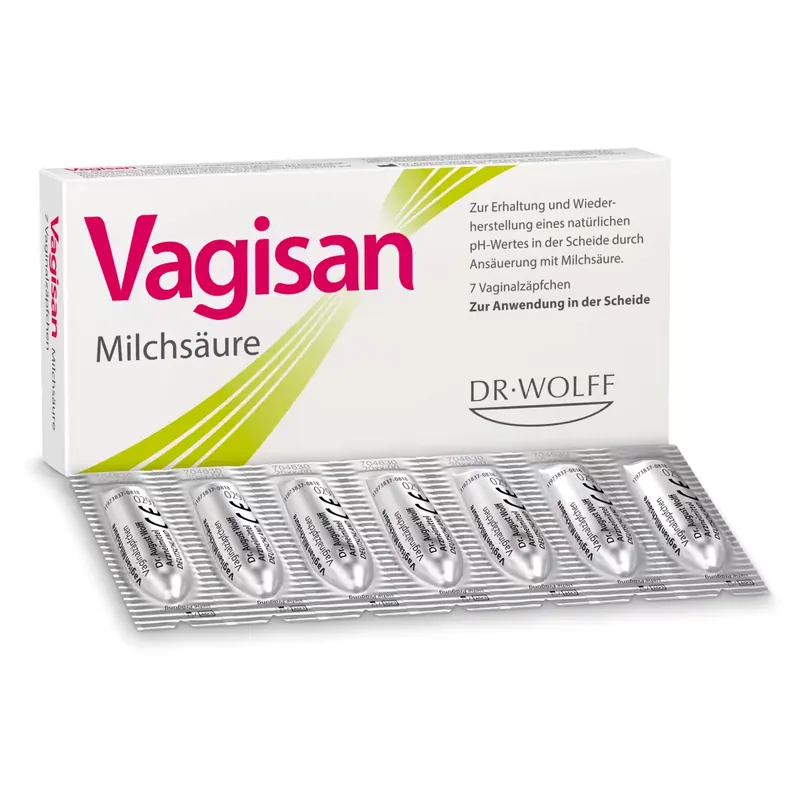 Vagisan Milchsäurezäpfchen 7 Stück Echt