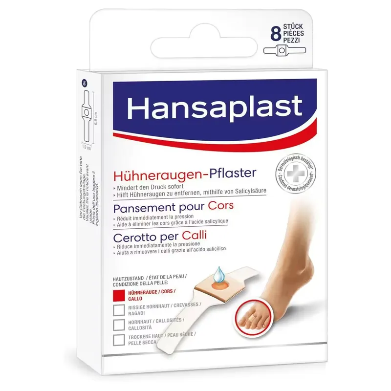 Hansaplast Hühneraugenpflaster 8 Stück Sofort Bestellen