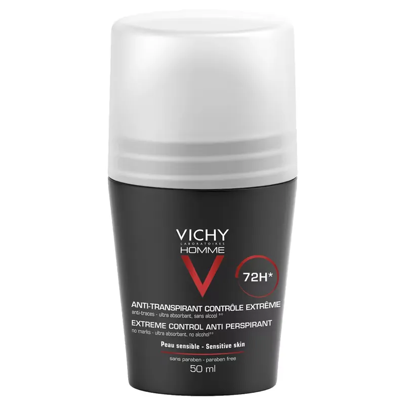 Vichy Homme Deo Anti-Transpirant 72h Roll-on 50 ml Neue Kollektion