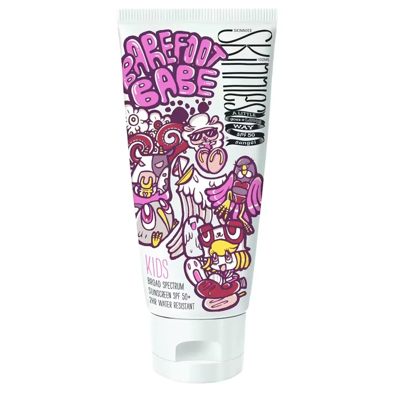 Preisknaller Skinnies Sonnengel Kids Barefoot Babe SPF 50 100 ml