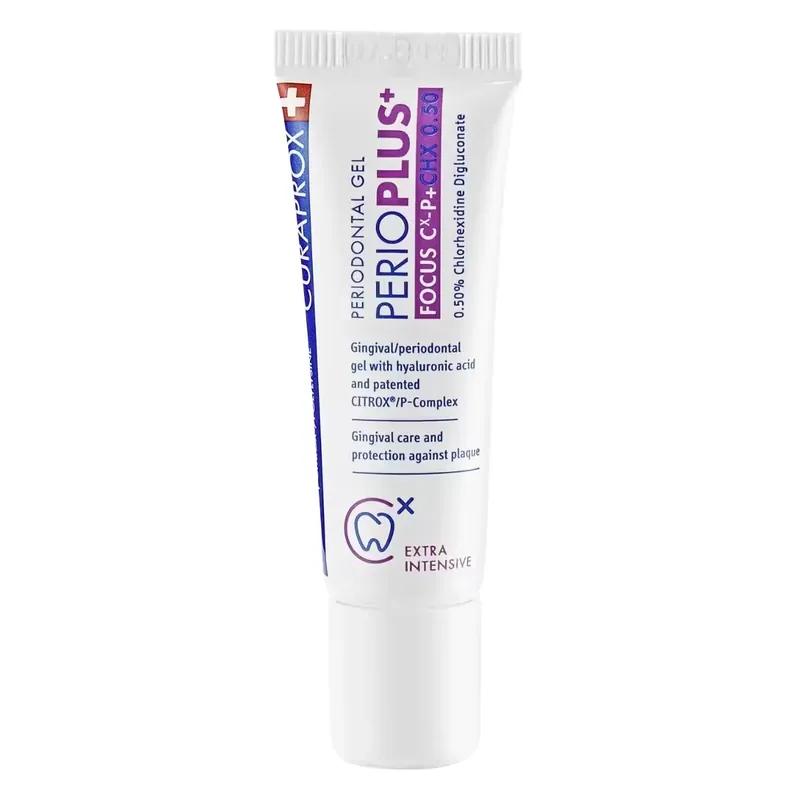 Curaprox Perio Plus Gel Focus CHX 0.5 % Tb 10 ml Solange Der Vorrat Reicht