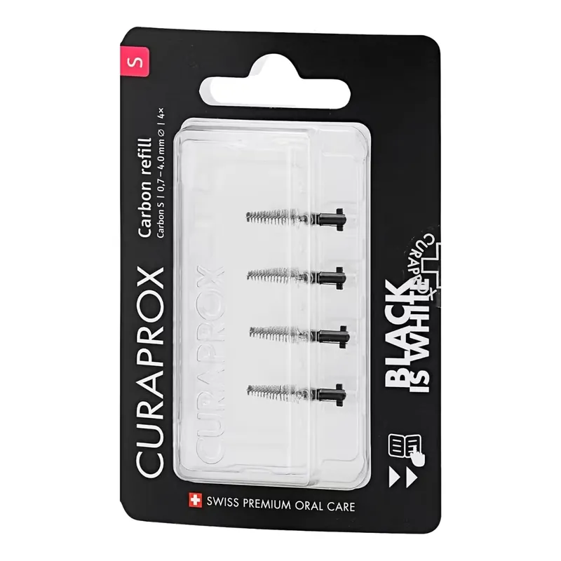 Markenprodukt Curaprox Black is white-CPS Carbon S refill 4 Stk