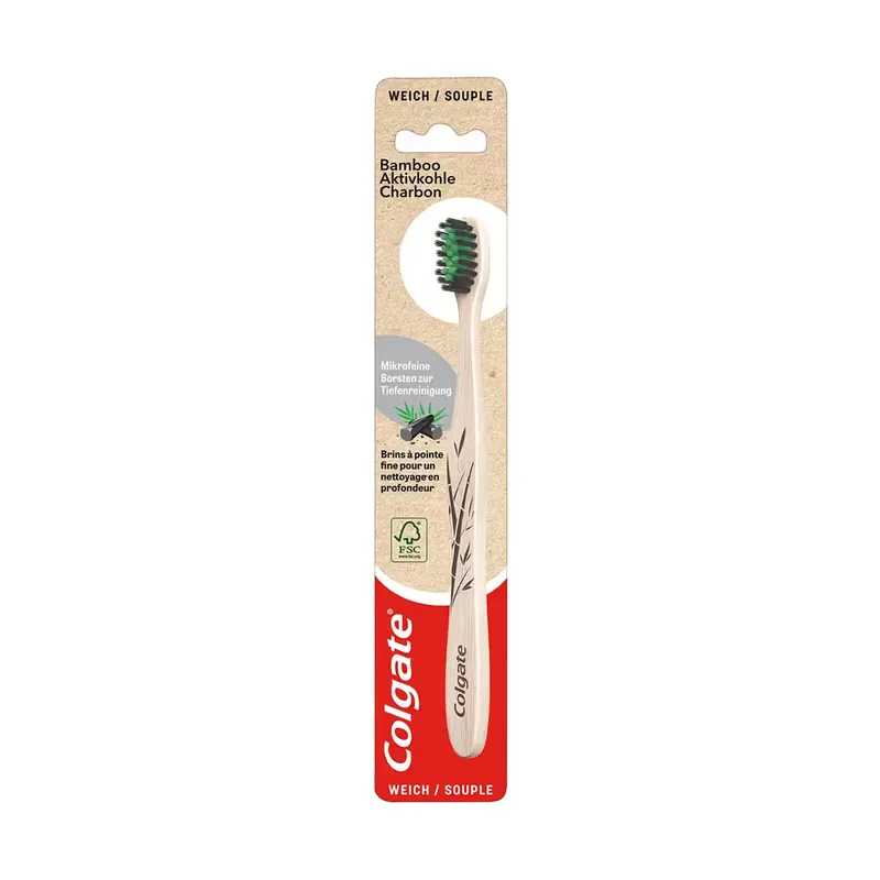 Colgate Bamboo Aktivkohle Zahnbürste Versand Am Gleichen Tag