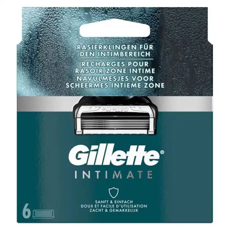 Nur Heute Gillette Intimate Herren Systemklingen 6 Stück