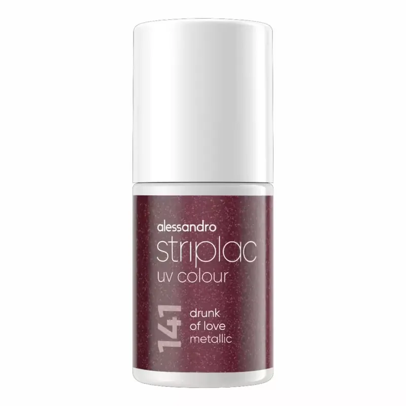 Alessandro Striplac UV Colour 141 Drunk Of Love Metallic 6.5 ml 101 White Honeymoon Echt