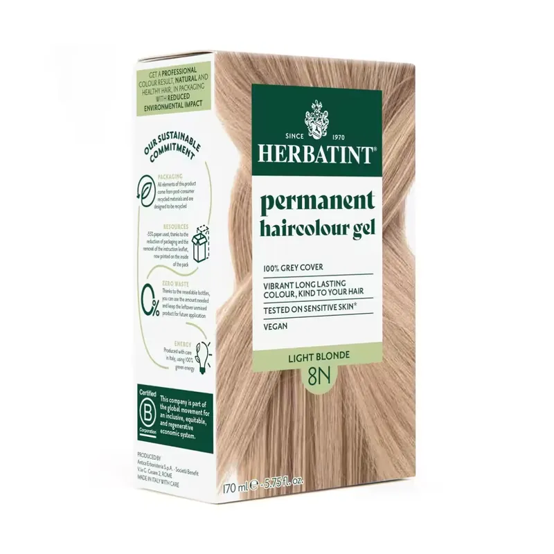 Sofort Bestellen Herbatint Haarfärbegel 8N Hellblond 170 ml