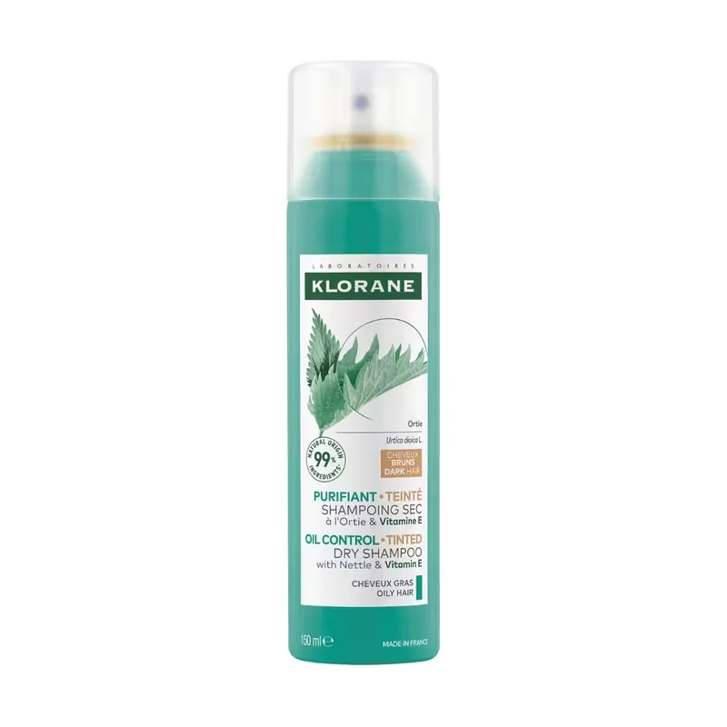 Super-Preis Klorane Trockenshampoo Brennnessel getönt Spray 150 ml