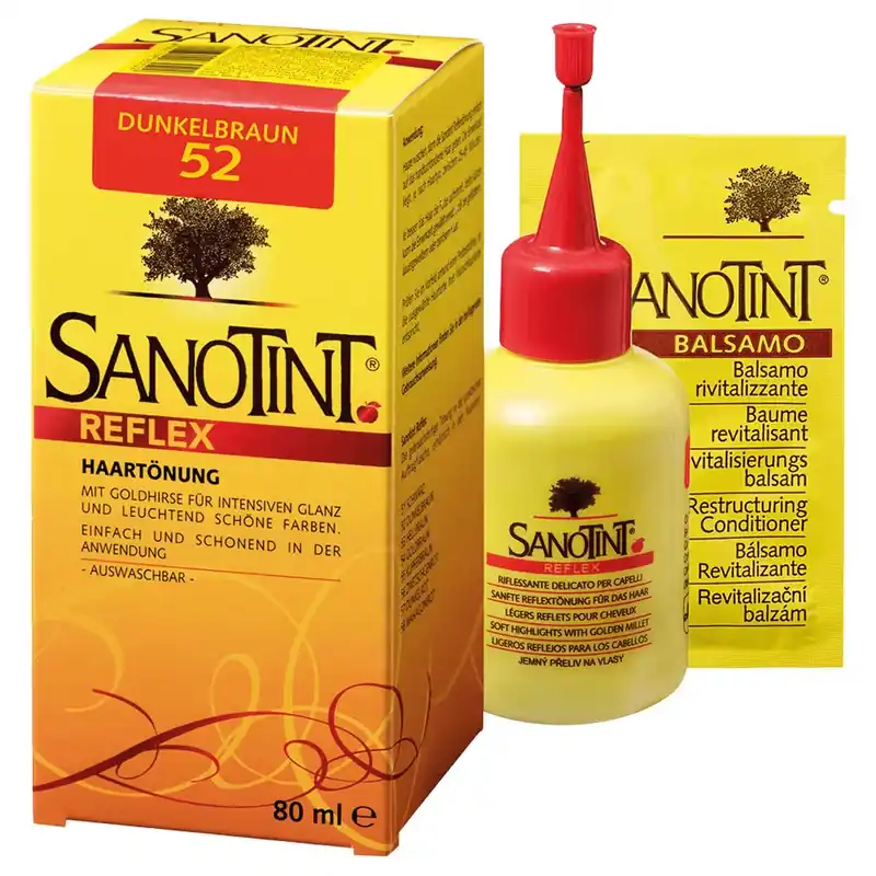 Sanotint Reflex Haartönung 52 dunkelbraun Top-Angebot
