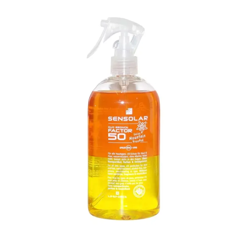 Direkt Vom Hersteller Sensolar Sonnenspray ohne Emulgator LSF 50 400 ml