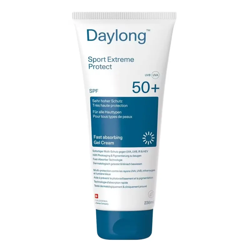 Daylong Sport Extreme Protect Fast absorbing Gel Creme SPF50+ 236 ml 50 ml Preis Gesenkt