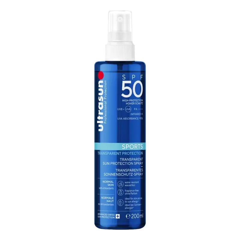 Schneller Versand Ultrasun Sports Spray SPF 50 200 ml