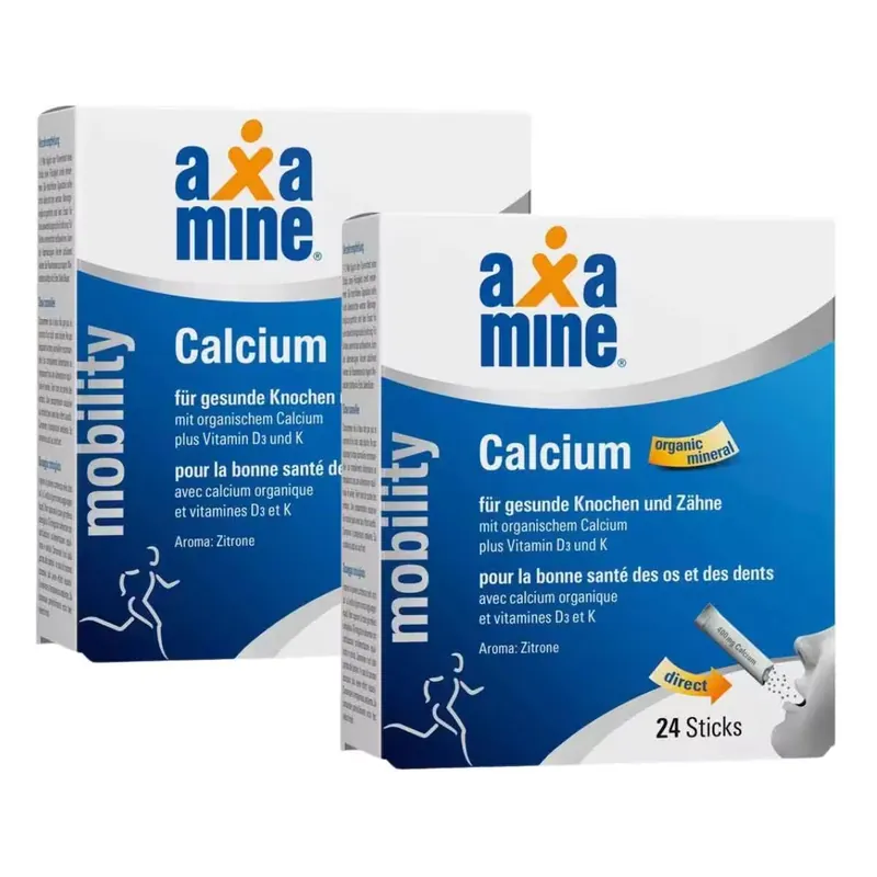 Axamine Calcium Sticks 2x 24 Stück Highlight