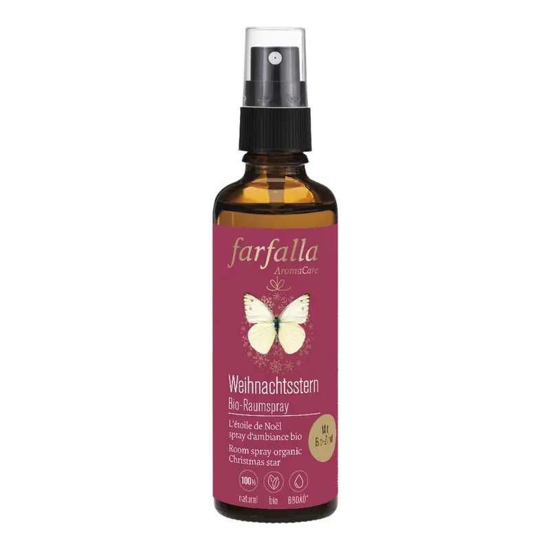 Finale Aktion Farfalla Bio-Raumspray Weihnachtsstern 75 ml
