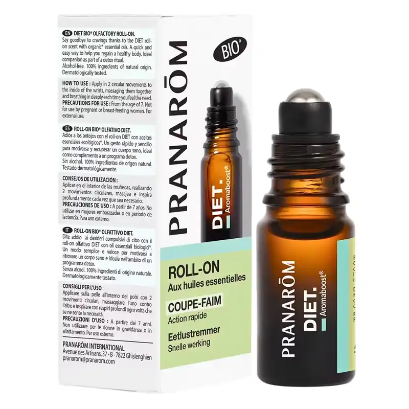 Zertifiziert Pranarom Aromaboost Roll-on Diet Bio 5 ml