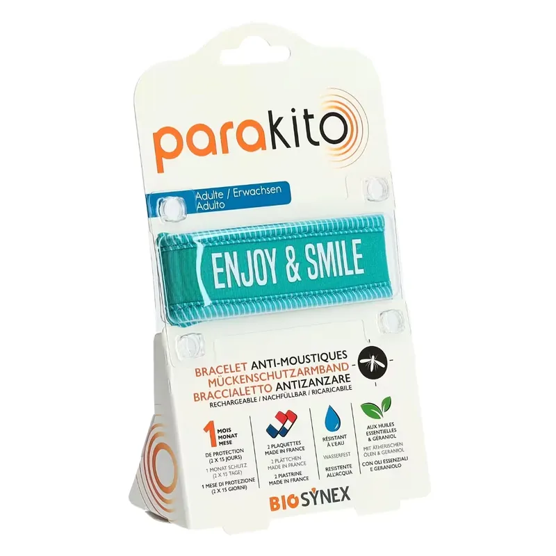 Parakito Armband Erwachsene Enjoy and Smile blau Top-Seller