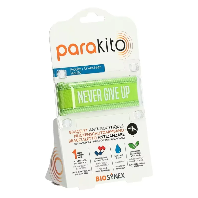 Parakito Armband Erwachsene Never Give Up grün Direkt Vom Hersteller