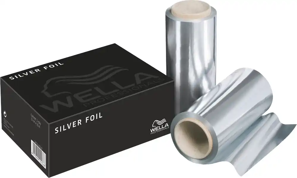 Alu- Strähnenfolie 12 cm x 50 m 2er silber Meistverkauft