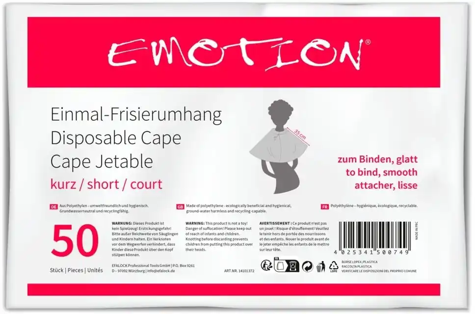 Nur Für Kurze Zeit Einmal-Frisierumhänge kurz 50 Stück