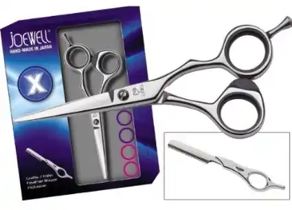 Joewell Schere X + Feather Razor Markenprodukt
