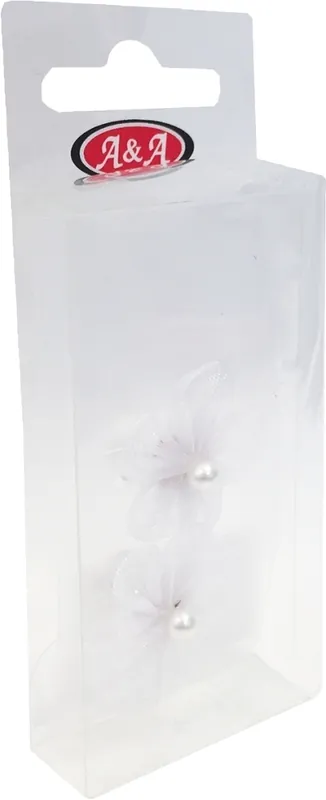 Haarspirale Tüllblüte Perle Nur Heute