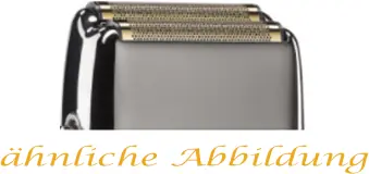 Babyliss 4Artists Scherfolie für Folienrasierer silber Nur Für Kurze Zeit