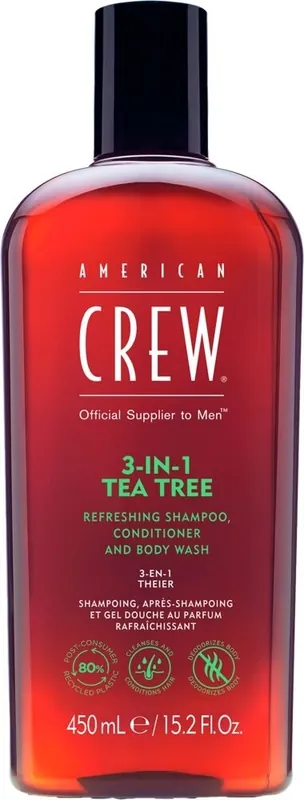 Echt 3-in-1 Shampoo, Conditioner & Body Wash Tea Tree