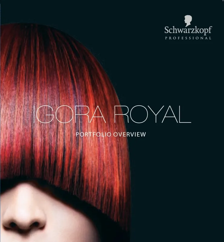Igora Royal Farbkarte gedruckt Finale Aktion